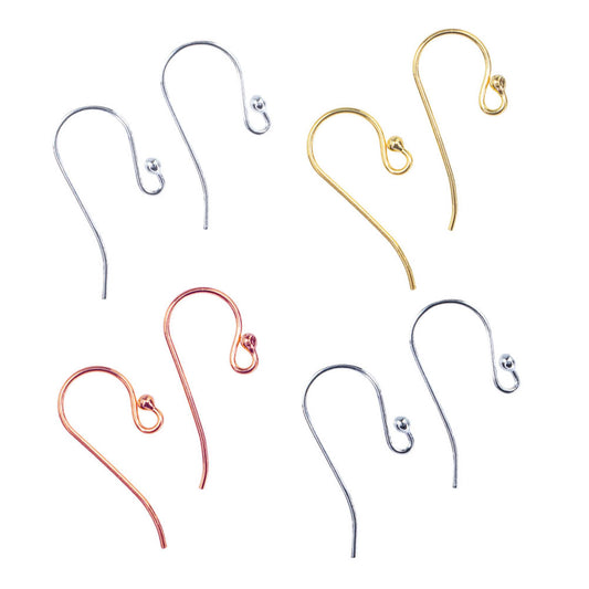 Ohrhaken-Simple-silber-rhodiniert-vergoldet-rose-vergoldet