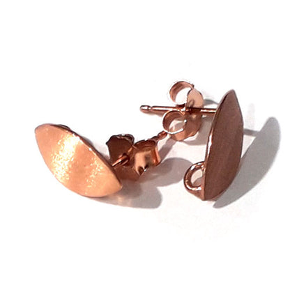 Ohrstecker-Patent Navette, Silber