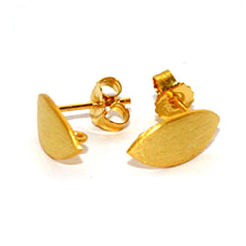 Ohrstecker-Patent Navette, Silber