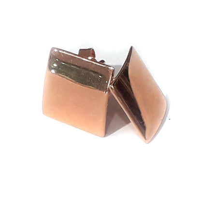 Ohrstecker-Patent quadratisch, Silber