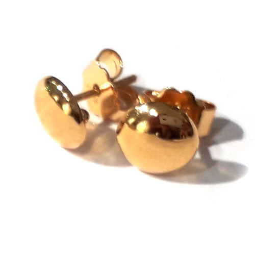 Ohrstecker-Patent rund 8 mm, Silber