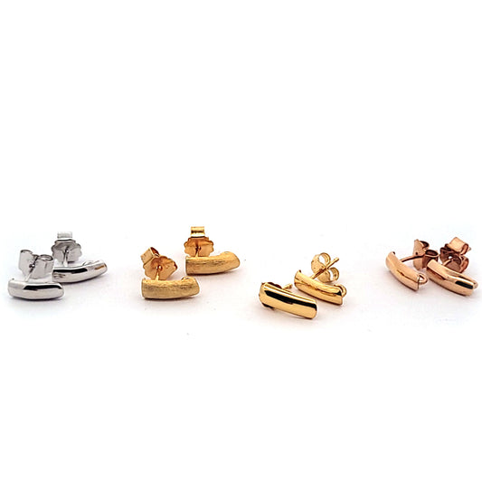 Ohrstecker Patent Bogen silber alle