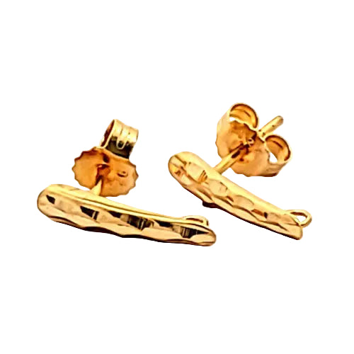 Ohrstecker Rimini, silber vergoldet  - 1