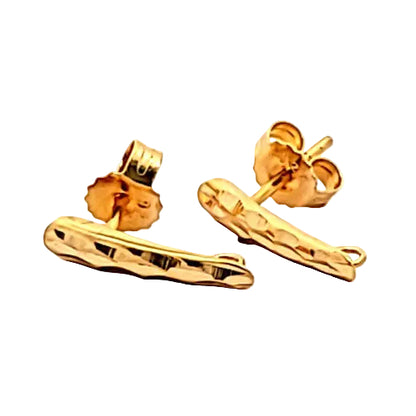 Ohrstecker Rimini, silber vergoldet  - 1