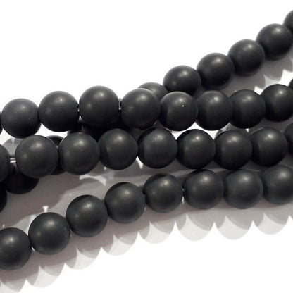 Onyx matt Kugelstrang 8 mm  - 2