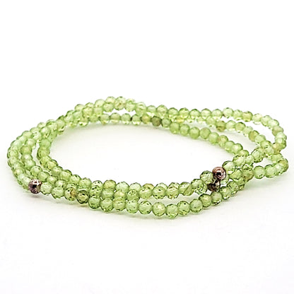 Peridot_Kugelarmband_facettiert_3mm_