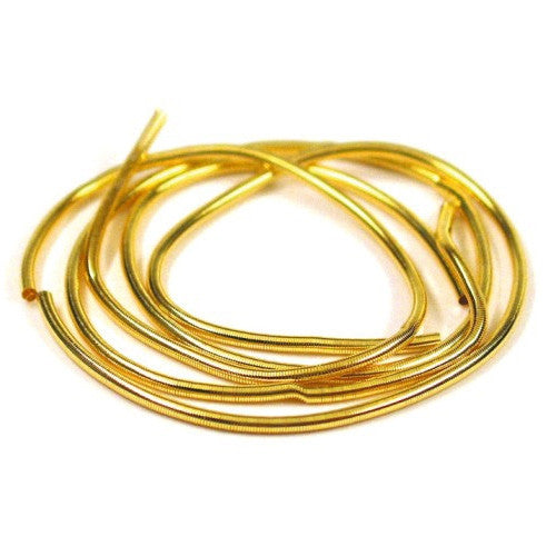 Perlspiraldraht (Bouillon) gold 1,0 mm