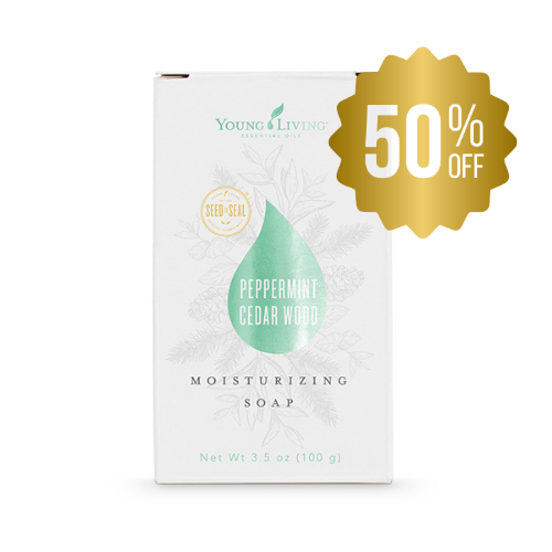 Pfefferminz Zedernholz Seife - Young Living Naturkosmetik