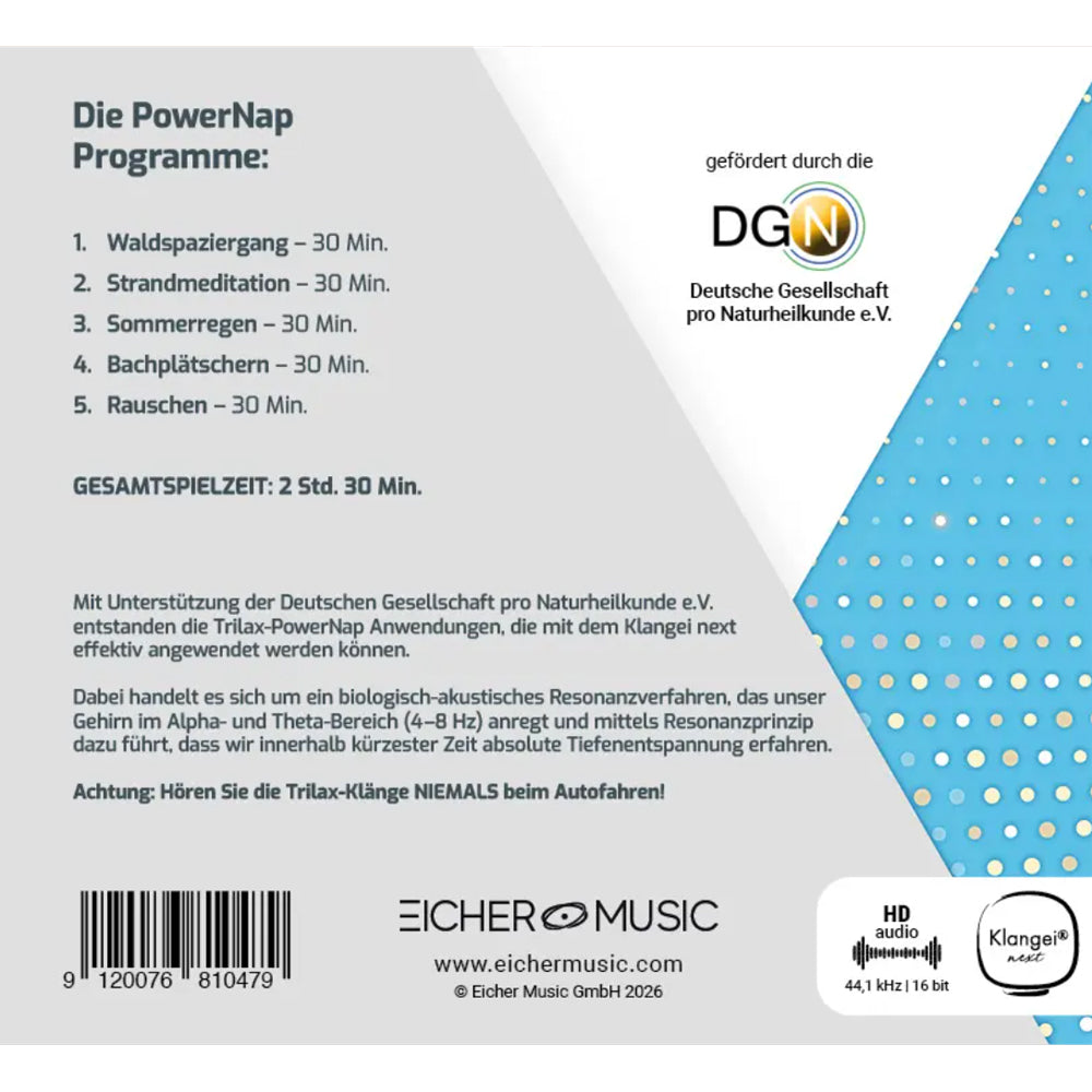 Trilax Power Nap - microSD Klangkarte by Eicher Music