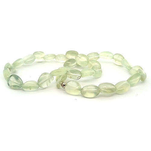Prehnit Armband Tumble  - 1