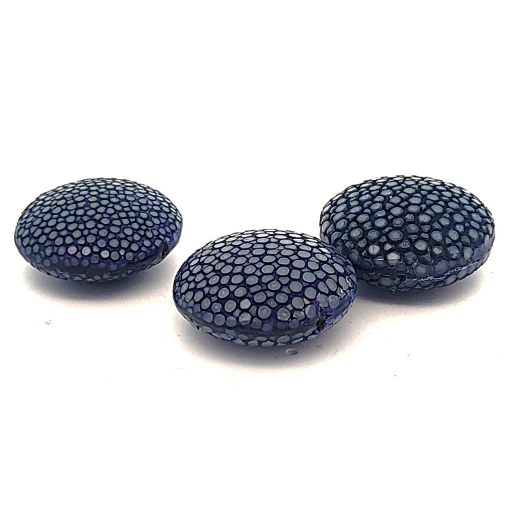 Disco in pelle di razza blu (1 pezzo)