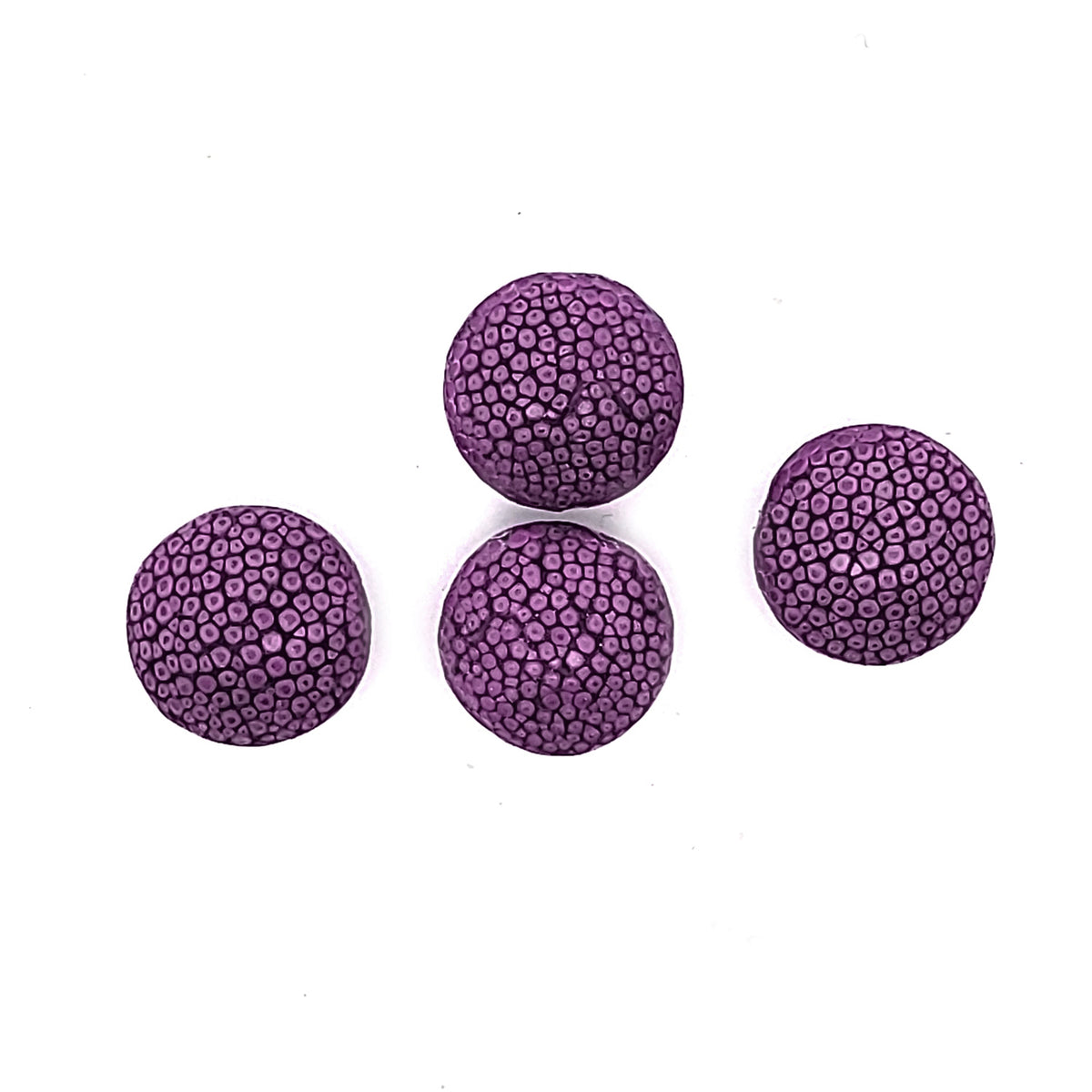 Rochenleder Disc 18mm lavendel poliert (1 Stück) by Steindesign
