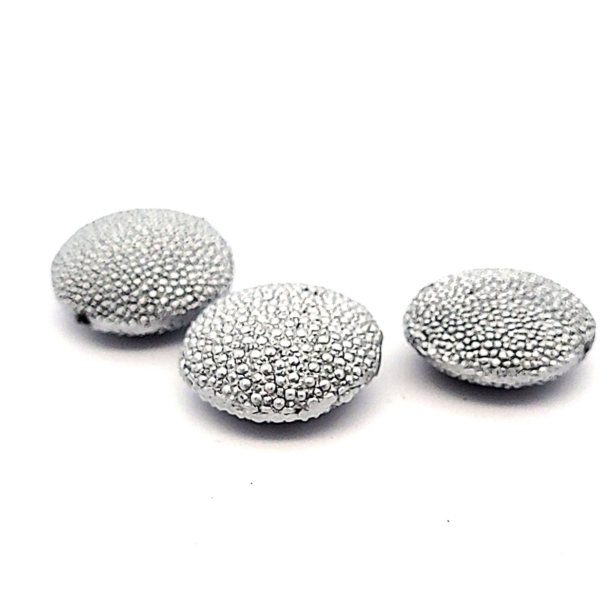 Rochenleder Disc silber (1 Stück) by Steindesign