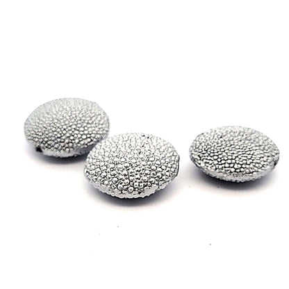Rochenleder Disc silber (1 Stück) by Steindesign