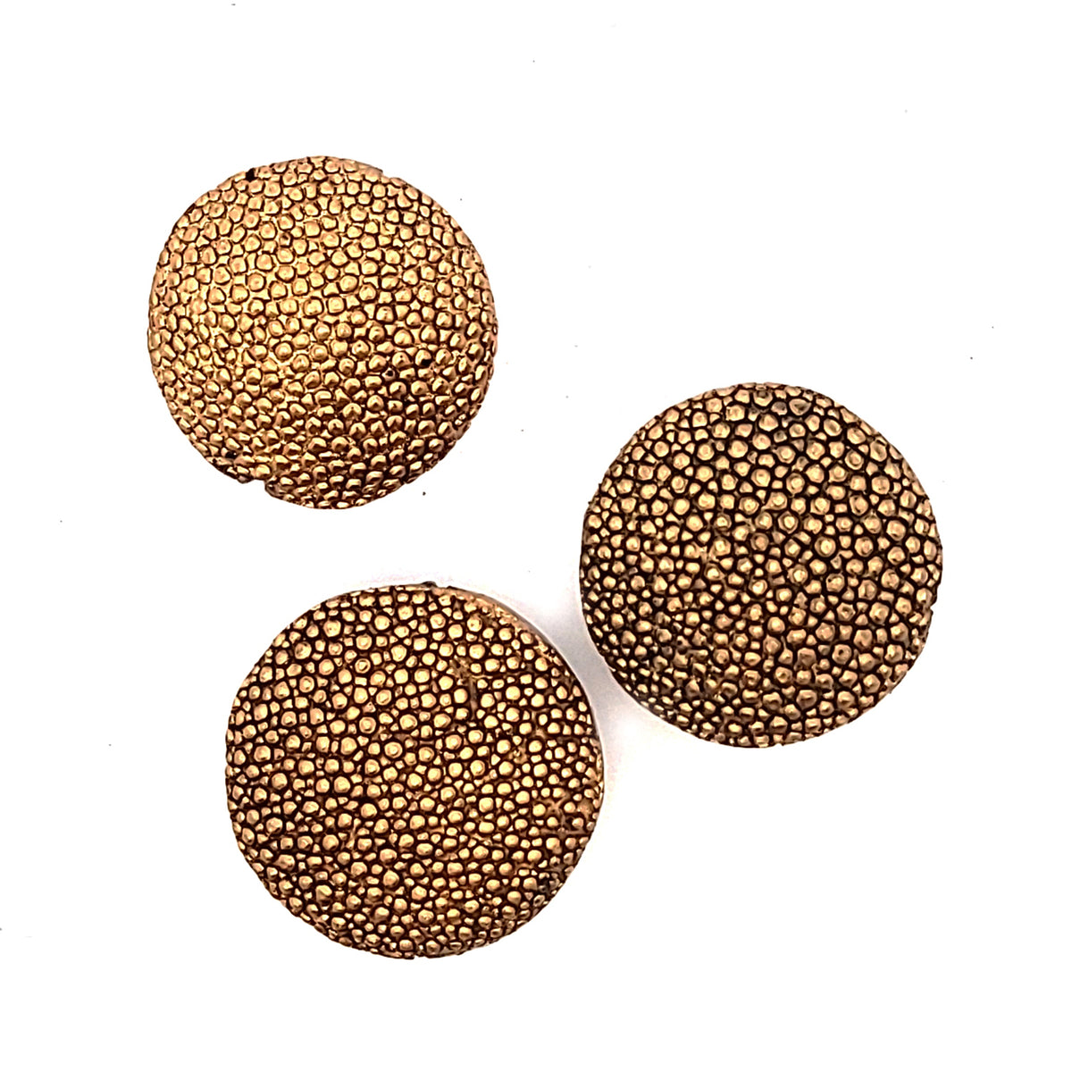 Rochenleder Disc gold (1 Stück) by Steindesign