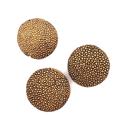 Rochenleder Disc gold (1 Stück) by Steindesign