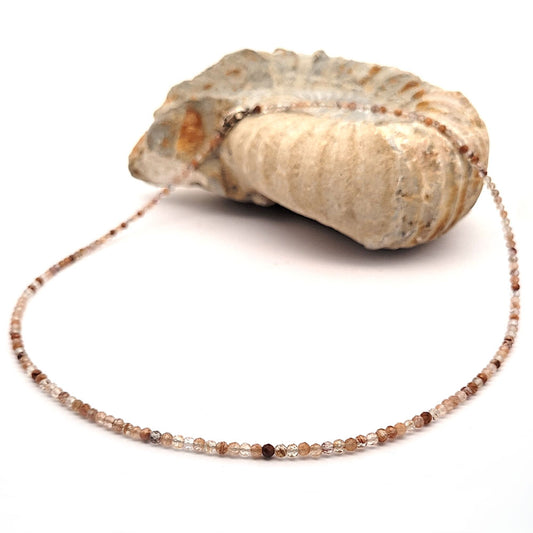 Rutilquarz Kugelkette 3 mm facettiert