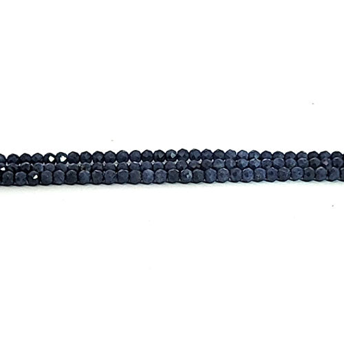 Saphir, Kugelstrang 2,5 mm facettiert by Steindesign