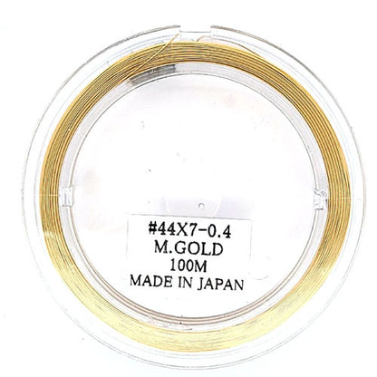 Schmuckdraht goldfarben, 0,4 mm, 100 m Rolle  - 1