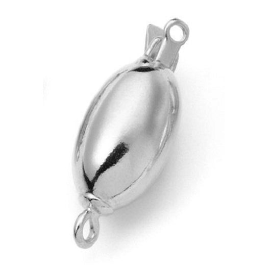 Oval clasp, silver