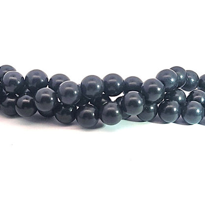 Shungite (Shungite), strand 8 mm