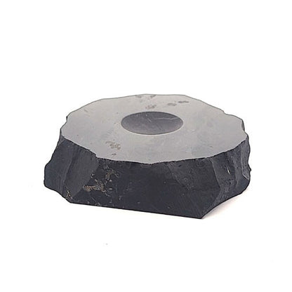Schungit (Shungit) Kugel-Untersetzer mittel  - 1