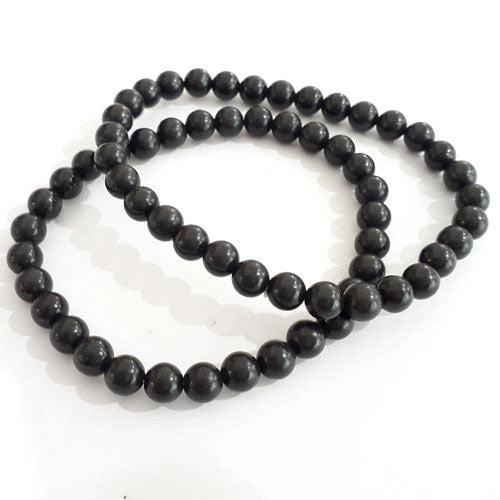 Shungit Armband 6mm  - 2
