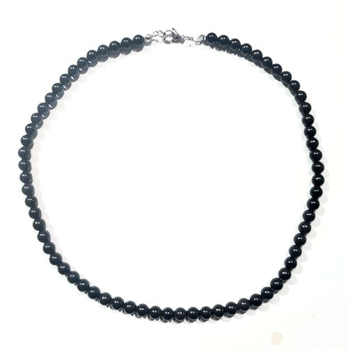 Shungit-Schungit Kette 6mm  - 1