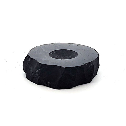 Schungit (Shungit) Kugel-Untersetzer klein by Schungit-Welt