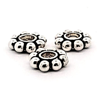 Silberbead Blumenrad  - 3