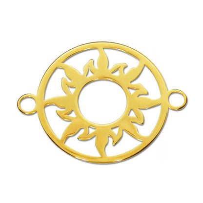 Sonne Silberelement vergoldet  - 1