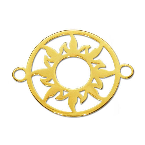 Sonne Silberelement vergoldet  - 1