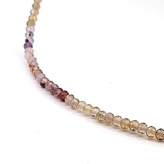 Spinell-Kette 3 mm facettiert