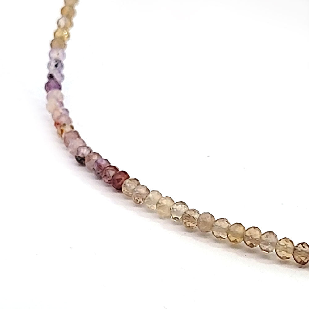 Spinell-Kette 3 mm facettiert