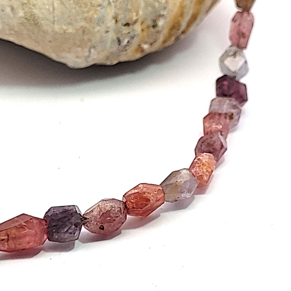 Spinell Kristall-Kette 5-7 mm