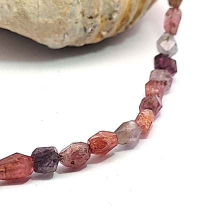 Spinell Kristall-Kette 5-7 mm