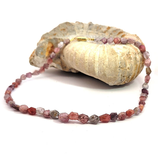 Spinell Kristall-Kette 5-7 mm