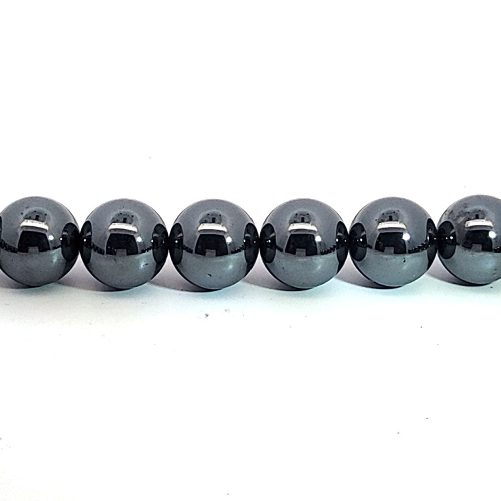 Hematite, spherical strand 14 mm