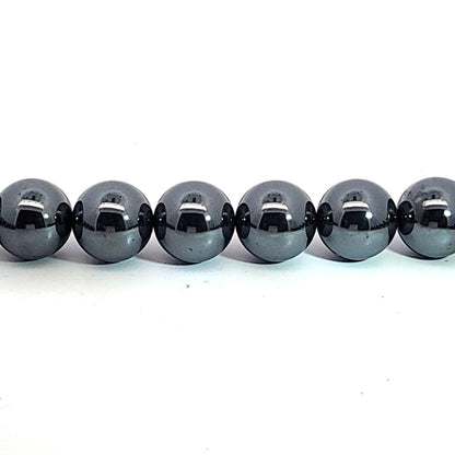 Hematite, spherical strand 14 mm