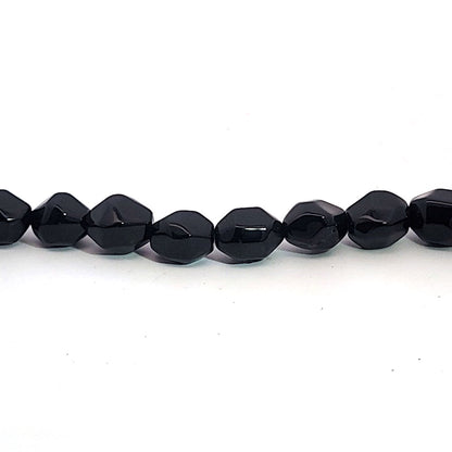 Onyx, strand tumble faceted
