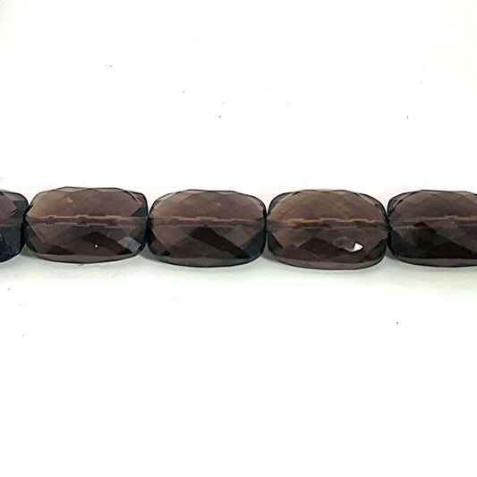 Rauchquarz, 18 x 12 mm facettiert