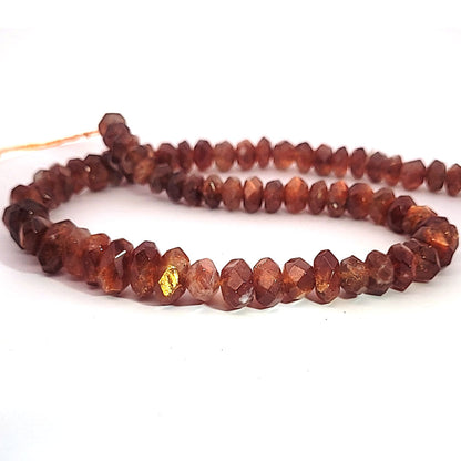 Sunstone AA, Button Strand 10-14 mm faceted