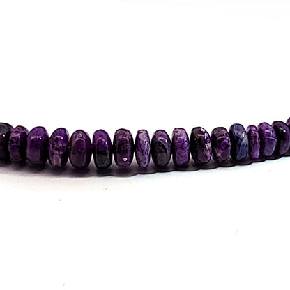 Sugilith Kette Button 5-7 mm