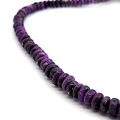 Sugilith Kette Button 5-7 mm