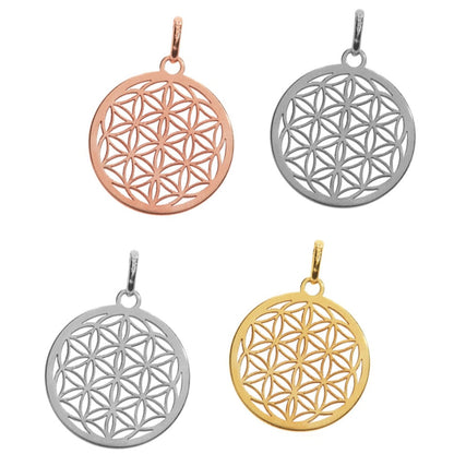 Symbol-Anhaenger-Blume-des-Lebens-silber