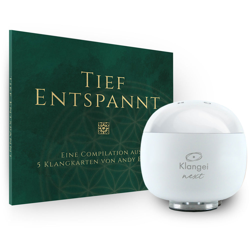 Klangei® next Set Tief Entspannt pearl white by Steindesign