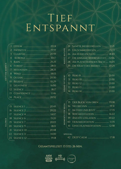 Tief entspannt – LIMITED EDITION - microSD Klangkarte