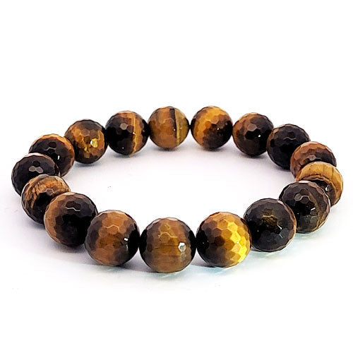 Tigerauge Armband 12 mm  - 2