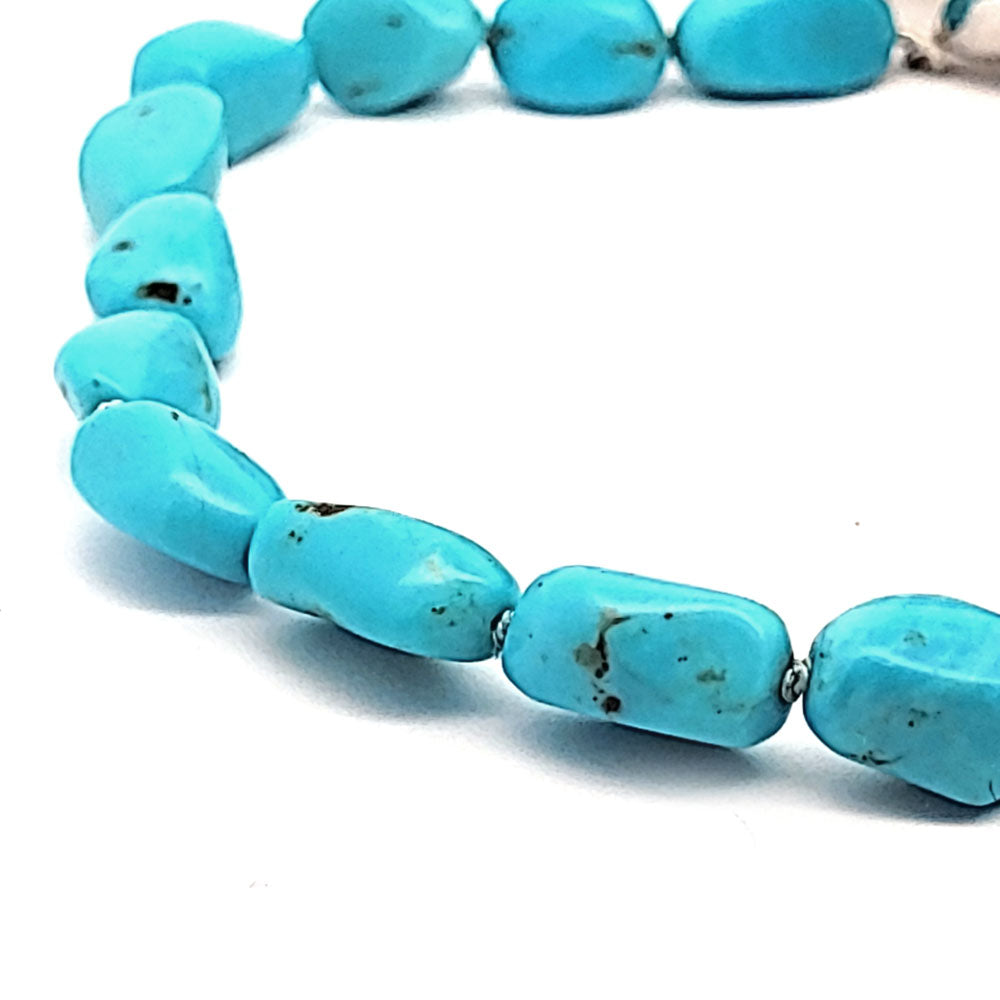 Türkis AA (Arizona) Kette ca 9 x 13 mm