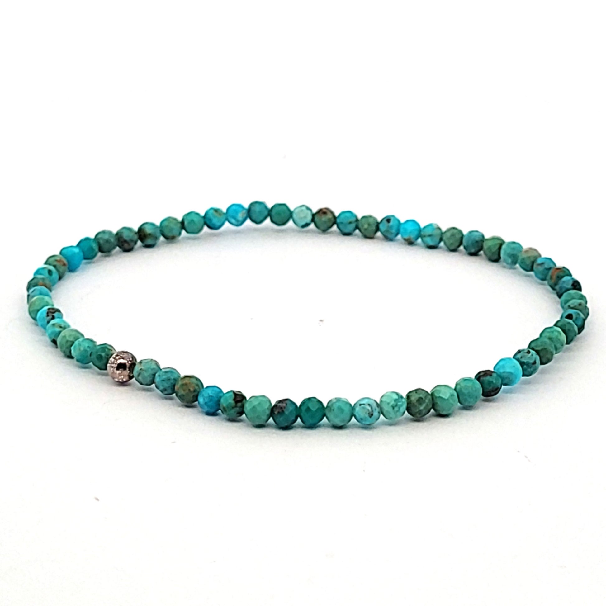 Türkis Armband facettiert 3 mm  - 1